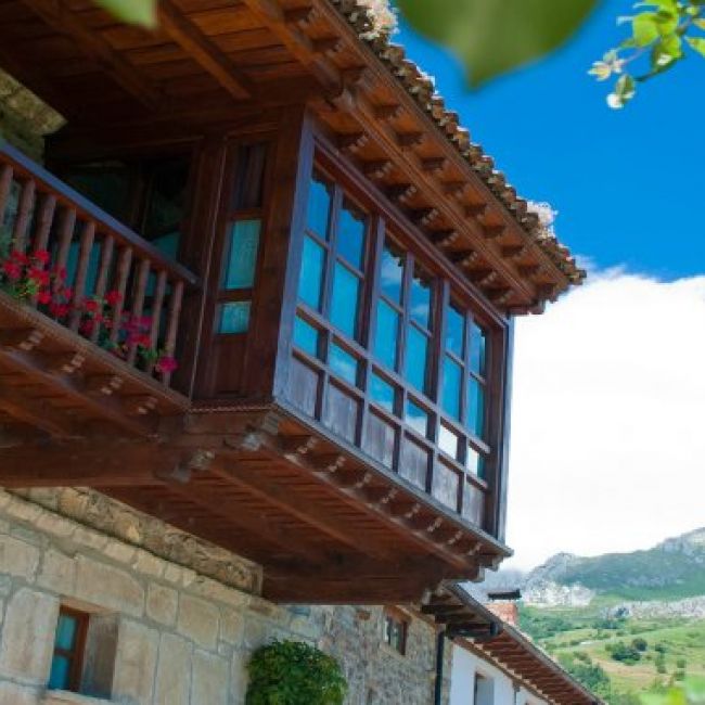 Cara rural en los Picos de Europa